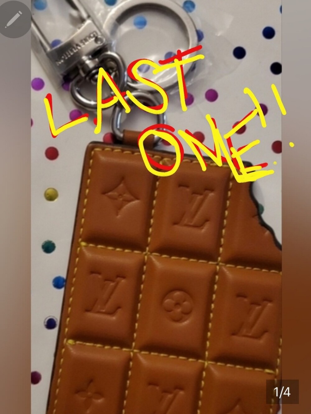 Keyring Chocolate Bar;PRICE IS FIRM,NO OFFERS PLEASE